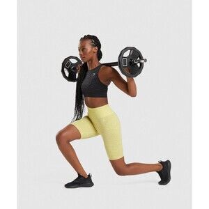 Gymshark Women’s Adapt Animal Seamless Cycling Shorts Yellow M Activewear Gym